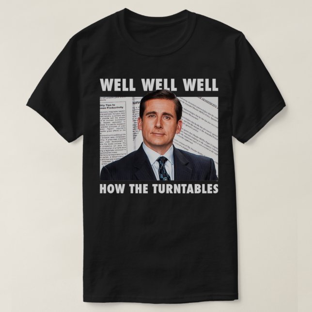 The Office Michael How The Turntables  T-Shirt (Design vorne)