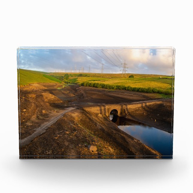 The Old Packhorse Bridge of Baitings Fotoblock (Vorderseite)