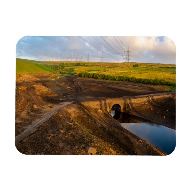 The Old Packhorse Bridge of Baitings Magnet (Horizontal)
