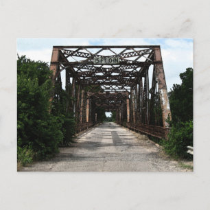 The Old River Bridge Postkarte