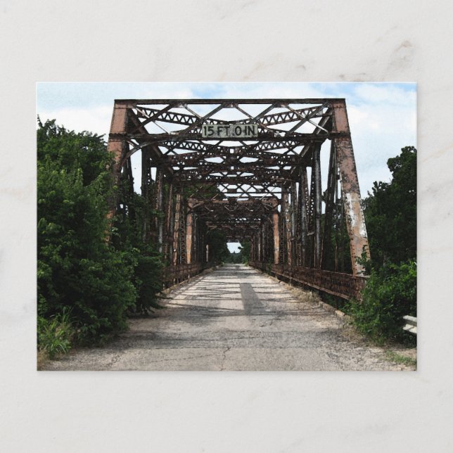 The Old River Bridge Postkarte (Vorderseite)