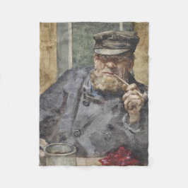 The Old Sea Dog (von Henry Scott Tuke) Fleecedecke