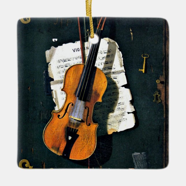 The Old Violin Keramikornament (Vorderseite)