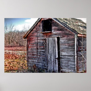 THE OLD WOODEN SHED POSTER