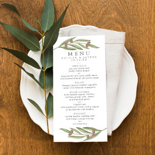 The Olive Branch Wedding Collection - Menü