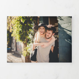 The Olive Branch Wedding Collection Suite Dreifach Gefaltete Einladung