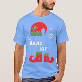 The Oncle Elf Christmas Elf T-Shirt Family Matchin