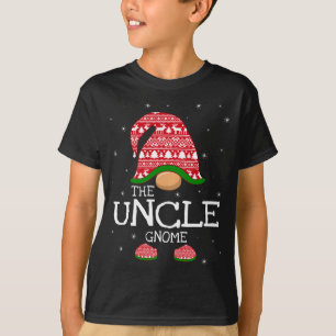 The Oncle Gnome Weihnachten passt Familie Xmas Cos T-Shirt