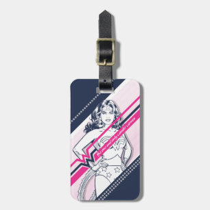 The One And Only Wonder Woman' Retro Graphic Gepäckanhänger
