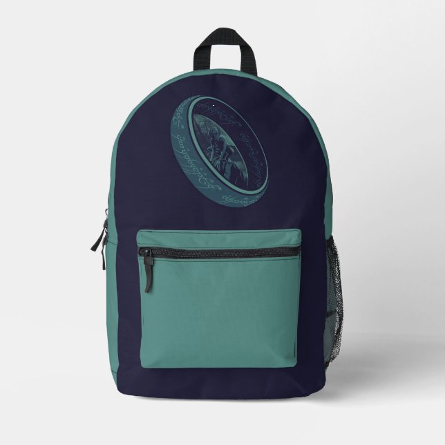 THE ONE RING™ GOLLUM™ Graphic Bedruckter Rucksack (Vorderseite)