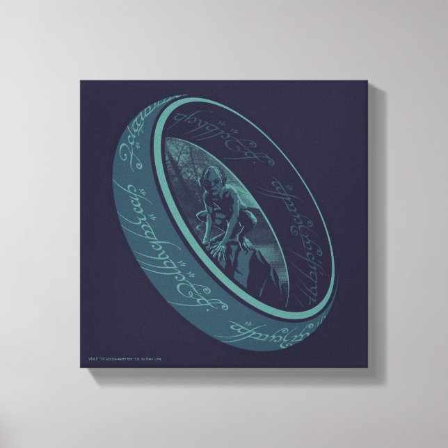 THE ONE RING™ GOLLUM™ Graphic Leinwanddruck (Vorderseite)