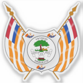 The Orange Free State seal, Rep. of South Africa Aufkleber