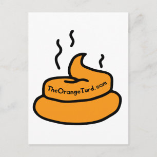 The Orange Turd Postkarte