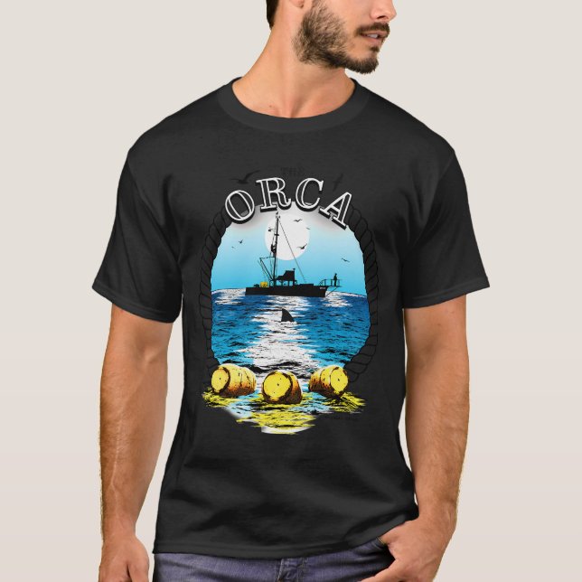 The Orca Three Yellow Barrels T-Shirt (Vorderseite)