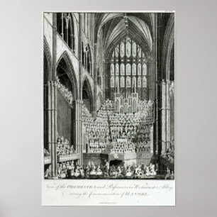 The Orchestra and Performers in Westminster Poster
