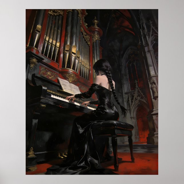 The Organ Player Poster (Vorne)