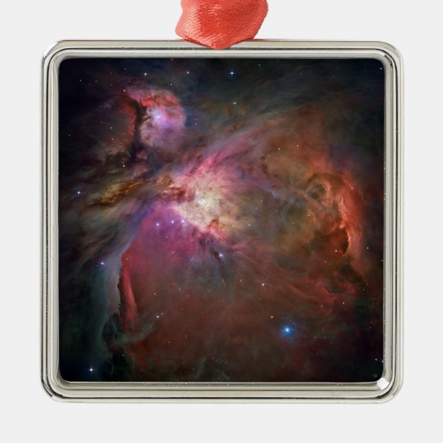 The Orion Nebula - Pink Ornament Aus Metall (Vorne)