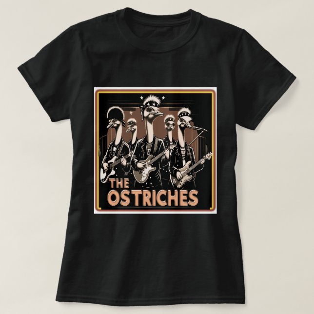 The Ostriches Band Women's Tee (Design vorne)