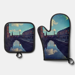 The Ouseburn Ofenhandschuh & Topflappen-Set