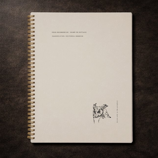 The Owl- Naturalist Menagerie Archive  Planer (Von Creator hochgeladen)