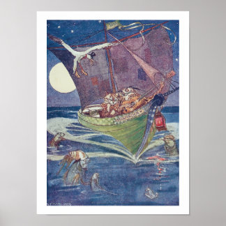 The Owl und Pussycat William Pogany Poster