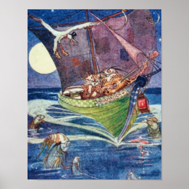 The Owl und Pussycat William Pogany Poster (Vorne)