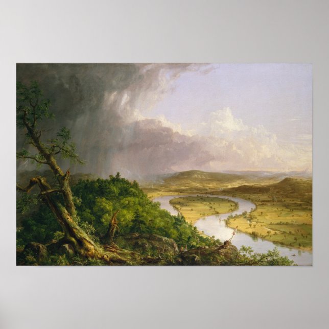 The Oxbow (1836) — Thomas Cole Print Poster (Vorne)