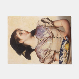 The Oyster Girl (von Karl Gussow) Fußmatte