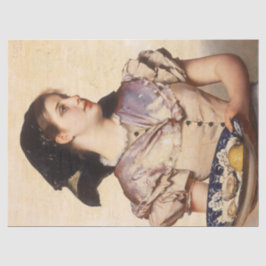 The Oyster Girl (von Karl Gussow) Seidenpapier