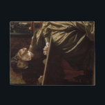 The Painter's Honeymoon (von Frederic Leighton) Fußmatte<br><div class="desc">Dieses Design zeigt ein Gemälde des britischen Viktorianischen Künstlers Frederic Leighton (1830-1896). Es zeigt einen beruflichen Maler mit seiner Ehefrau auf den Flitterwochen. Der Mann skizziert ein Bild, während er die Hand seines geliebten Herzens hält. Sowohl der Mann als auch seine Ehefrau tragen elegante Kleidung und sind im Atelier seines...</div>