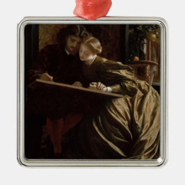 The Painter's Honeymoon (von Frederic Leighton) Ornament Aus Metall