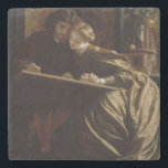 The Painter's Honeymoon (von Frederic Leighton) Steinuntersetzer<br><div class="desc">Dieses Design zeigt ein Gemälde des britischen Viktorianischen Künstlers Frederic Leighton (1830-1896). Es zeigt einen beruflichen Maler mit seiner Ehefrau auf den Flitterwochen. Der Mann skizziert ein Bild, während er die Hand seines geliebten Herzens hält. Sowohl der Mann als auch seine Ehefrau tragen elegante Kleidung und sind im Atelier seines...</div>