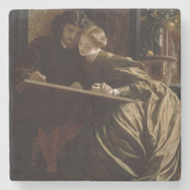 The Painter's Honeymoon (von Frederic Leighton) Steinuntersetzer