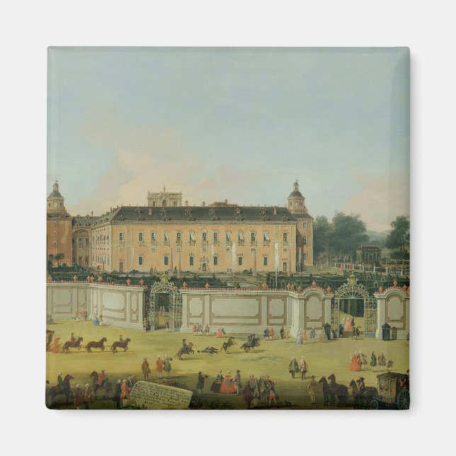 The Palace of Aranjuez, 1756 Magnet (Vorne)