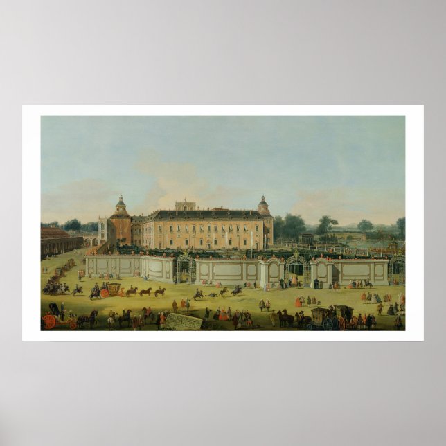 The Palace of Aranjuez, 1756 Poster (Vorne)