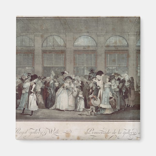 The Palais Royal Gallery, 1787 Magnet (Vorne)