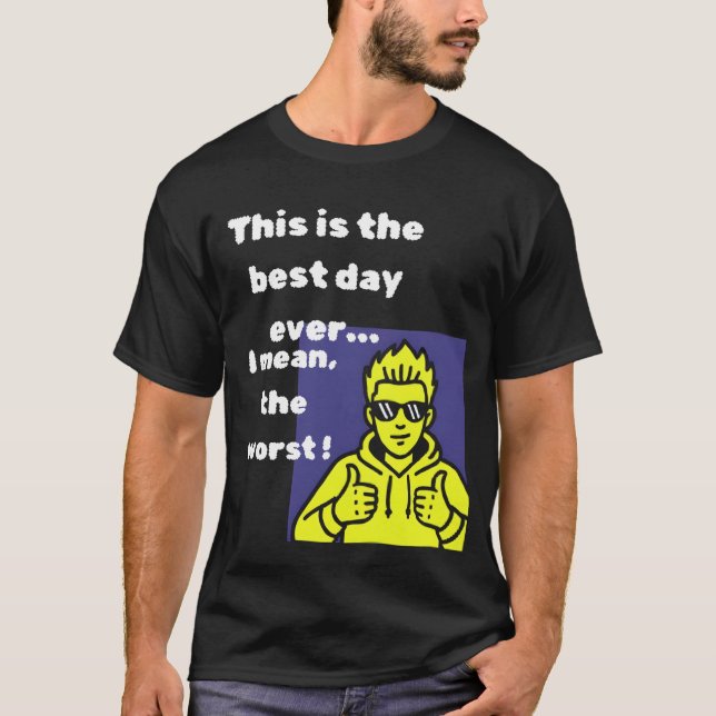 The Paradox Collection: Opposite Day & Quirky Humo T-Shirt (Vorderseite)