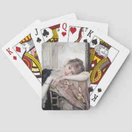 The Parisienne von Albert Edelfelt 1883 Spielkarten