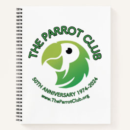 The Parrot Club 50 Jahre Jubiläum Spiral Notebook Notizbuch