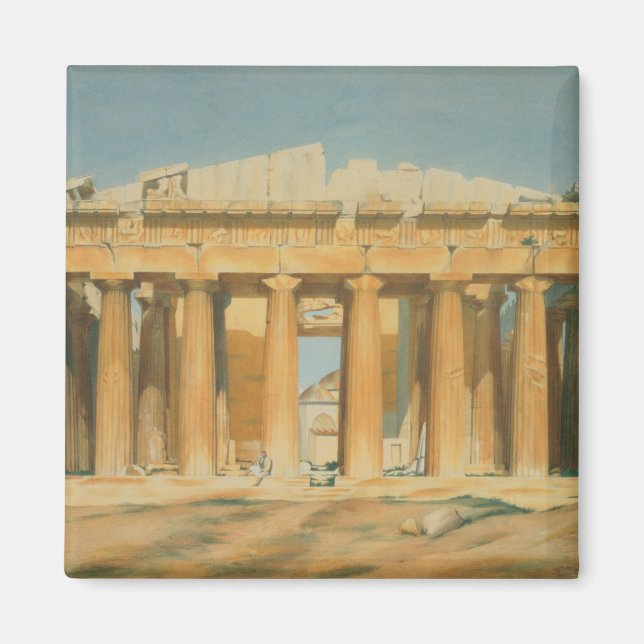 The Parthenon, Athen, 1810-37 Magnet (Vorne)