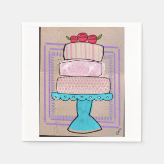 The Patterened Pastel Tower Serviette