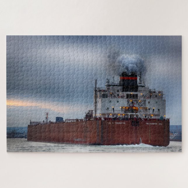 The Paul R. Tregurtha Ship Duluth Minnesota Puzzle (Horizontal)