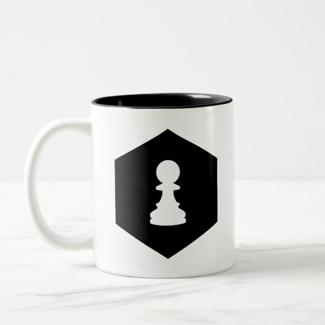The Pawn Zweifarbige Tasse (Links)