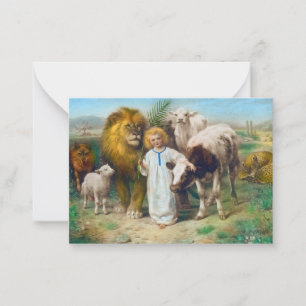 The Peace, 1896 von William Strutt Mitteilungskarte