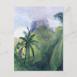 'The Peak of Mauna Roa' - John LaFarge Postcard Postkarte