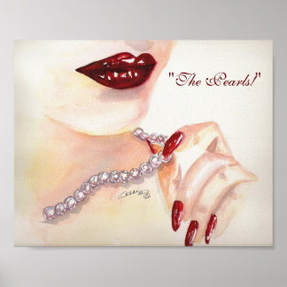 "The Pearls!"  8x10 Print Poster