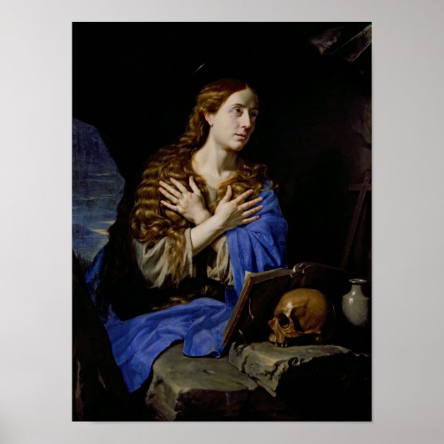 The Penitent Magdalene, 1657 Poster (Vorne)