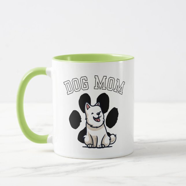 The Perfect Dog Mom Gift! 11oz Ceramic Combo Mug f Tasse (Links)