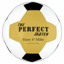 The PERFECT Match M Gold Style Couple Fußball
