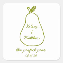 "The Perfect Pear" Whimsical Chic Polterabend